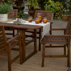 Middlebrook Hydaburg 5-Piece Acacia Extension Dining Set