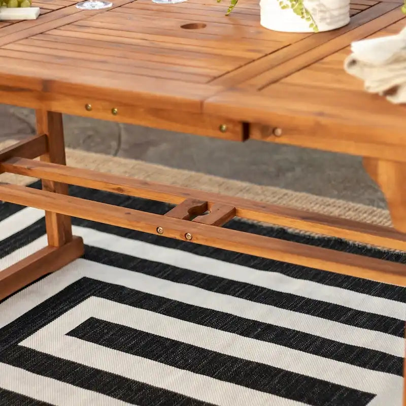 Middlebrook Hydaburg 5-Piece Acacia Extension Dining Set