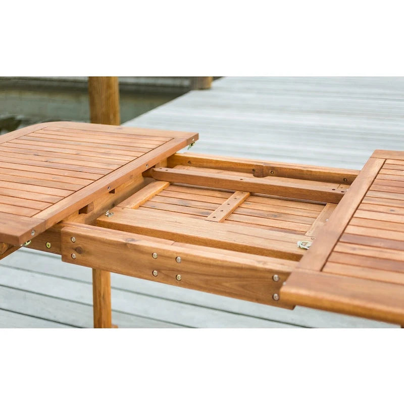 Middlebrook Hydaburg 5-Piece Acacia Extension Dining Set