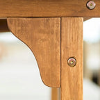 Middlebrook Hydaburg 5-Piece Acacia Extension Dining Set