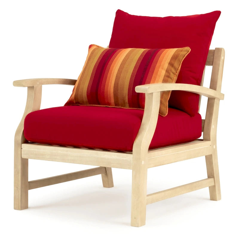 Kooper 5 Piece Sunbrella Outdoor Patio Club Chair And Ottoman Set