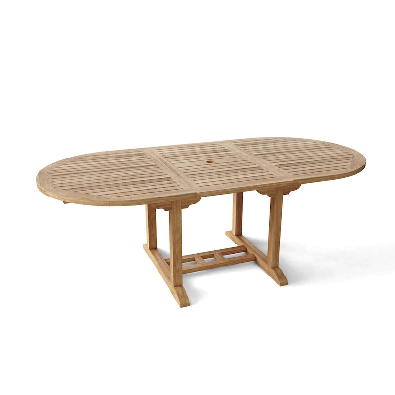 Hyde Park Natural Teak Dining Table Set