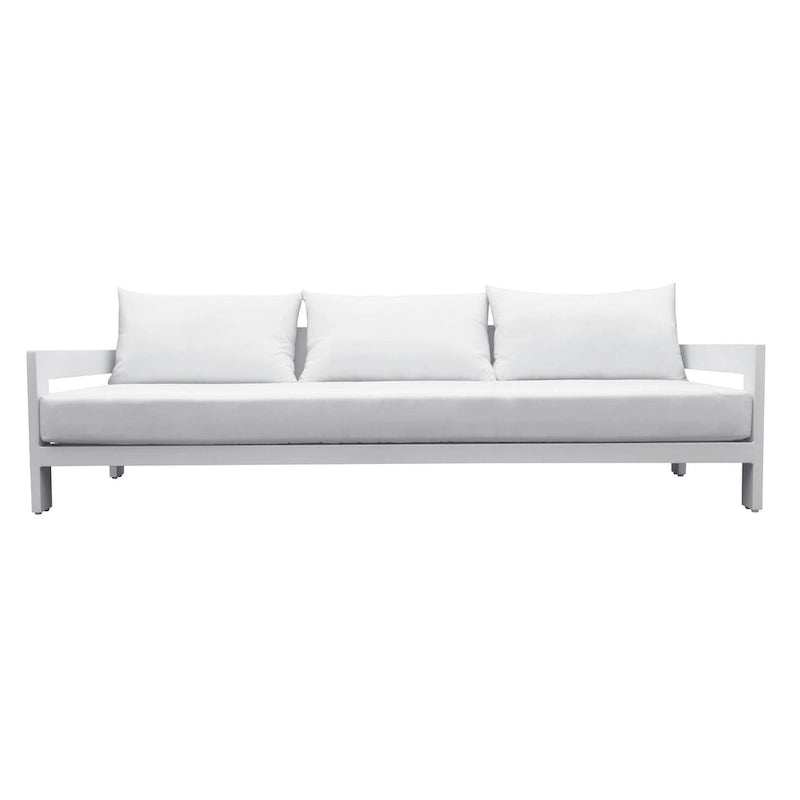Renava Praxis Modern White Outdoor Sofa