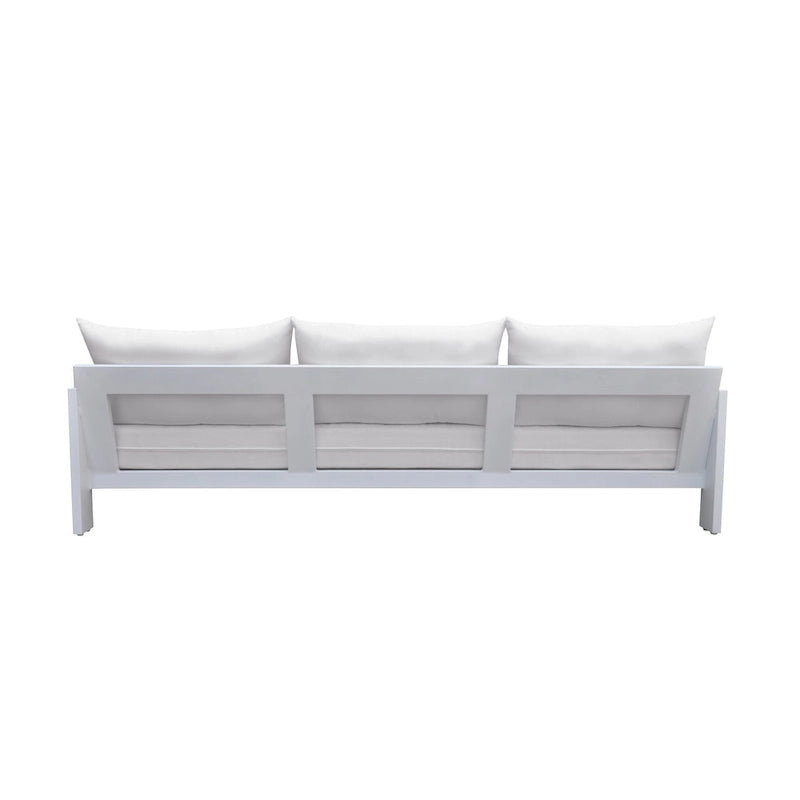 Renava Praxis Modern White Outdoor Sofa