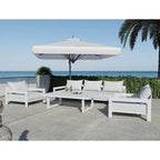 Renava Praxis Modern White Outdoor Sofa