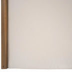 Wooden Patio Lounge Chair - 2-Position Chaise with Curved Armrests and 4 Cushions