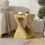 Christopher Knight Home - Stella Twisted Spiral Wood Grain Side Table