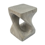 Christopher Knight Home - Stella Twisted Spiral Wood Grain Side Table