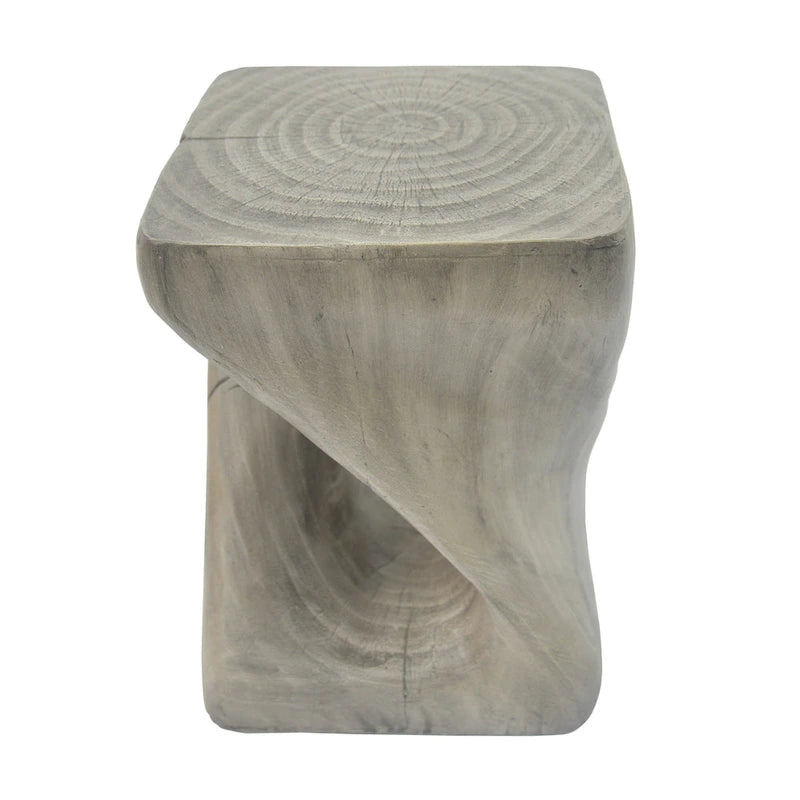 Christopher Knight Home - Stella Twisted Spiral Wood Grain Side Table