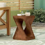 Christopher Knight Home - Stella Twisted Spiral Wood Grain Side Table