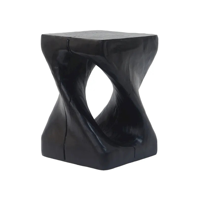Christopher Knight Home - Stella Twisted Spiral Wood Grain Side Table