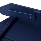 Polytrends Coastin Modern Poly Adirondack Chair With Ottoman (Set of 2)