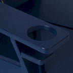 Polytrends Coastin Modern Poly Adirondack Chair With Ottoman (Set of 2)