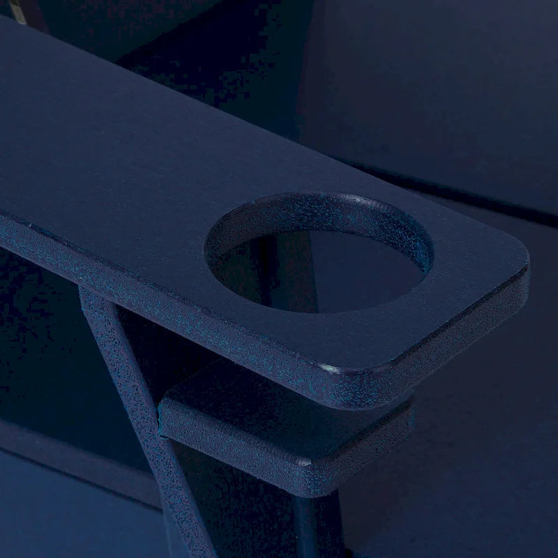 Polytrends Coastin Modern Poly Adirondack Chair With Ottoman (Set of 2)