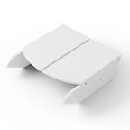 Polytrends Coastin Modern Poly Adirondack Chair With Ottoman (Set of 2)