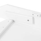 Polytrends Coastin Modern Poly Adirondack Chair With Ottoman (Set of 2)