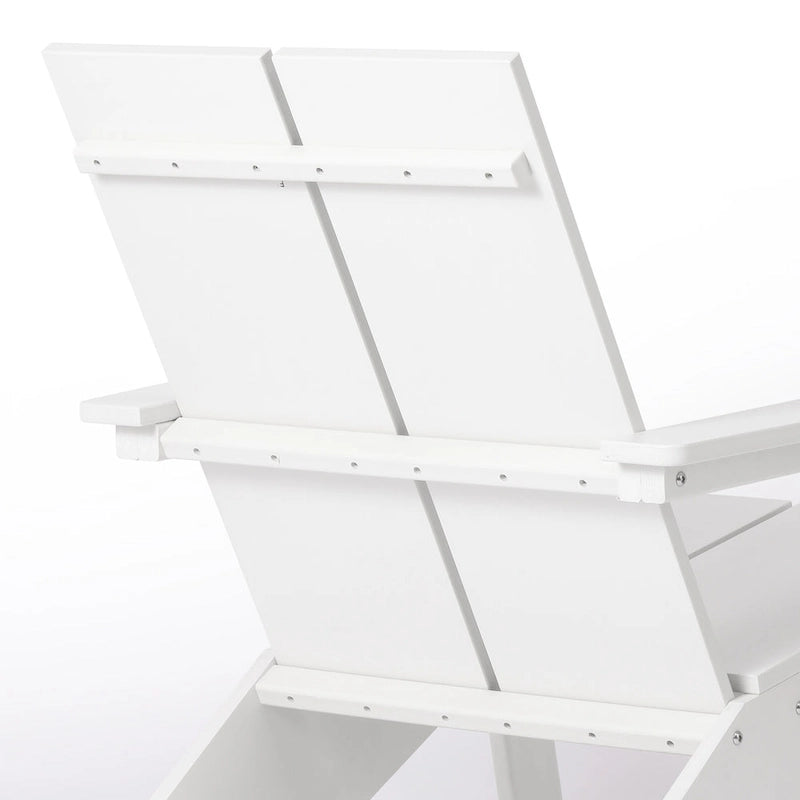 Polytrends Coastin Modern Poly Adirondack Chair With Ottoman (Set of 2)