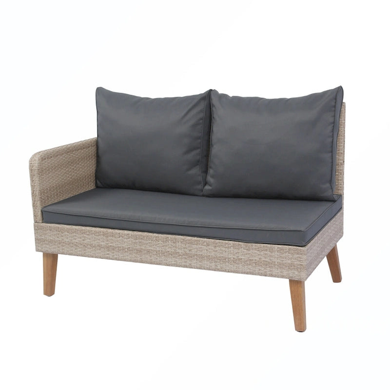 3PCS Ptaio Wicker Sectional Sofa Set