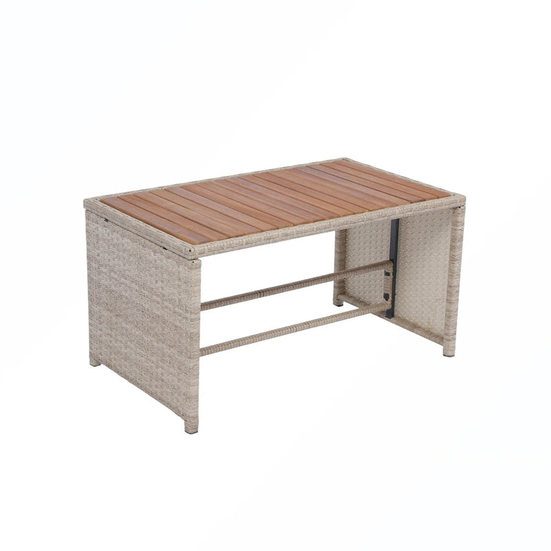 3PCS Ptaio Wicker Sectional Sofa Set