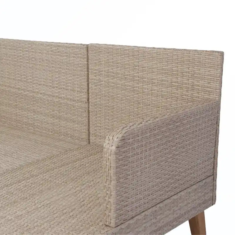 3PCS Ptaio Wicker Sectional Sofa Set