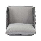 Roomfitters 4-Piece Outdoor Metal Patio Sofa Set with Cushions, Deep Seating Furniture for Garden or Balcony, Grey