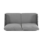 Roomfitters 4-Piece Outdoor Metal Patio Sofa Set with Cushions, Deep Seating Furniture for Garden or Balcony, Grey