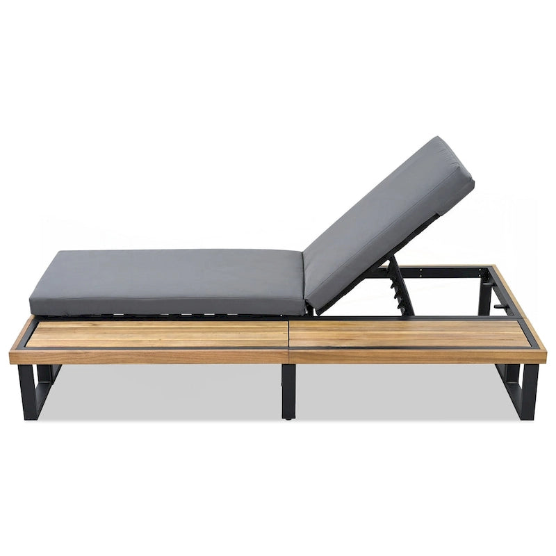 Outdoor Chaise Lounge Chair Set of 2