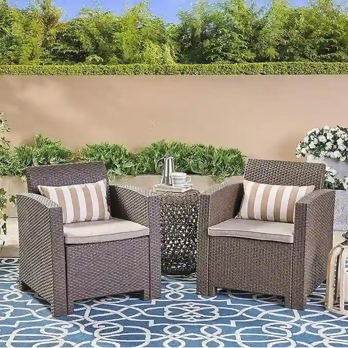 Wicker Club Chairs