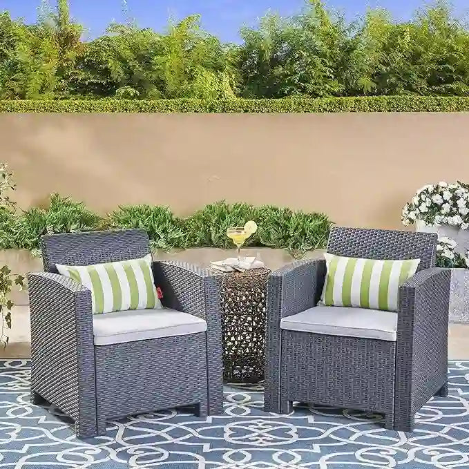 Wicker Club Chairs