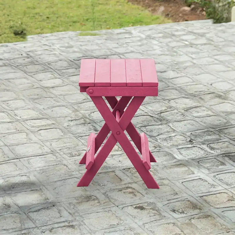 San Juan Fully Assembled All-Weather Recycled HDPE Outdoor Folding Bistro table
