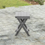 San Juan Fully Assembled All-Weather Recycled HDPE Outdoor Folding Bistro table