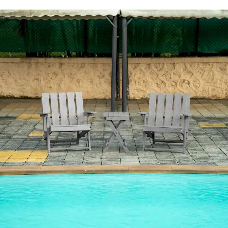 San Juan Fully Assembled All-Weather Recycled HDPE Outdoor Folding Bistro table