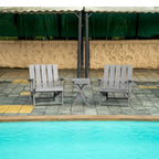 San Juan Fully Assembled All-Weather Recycled HDPE Outdoor Folding Bistro table