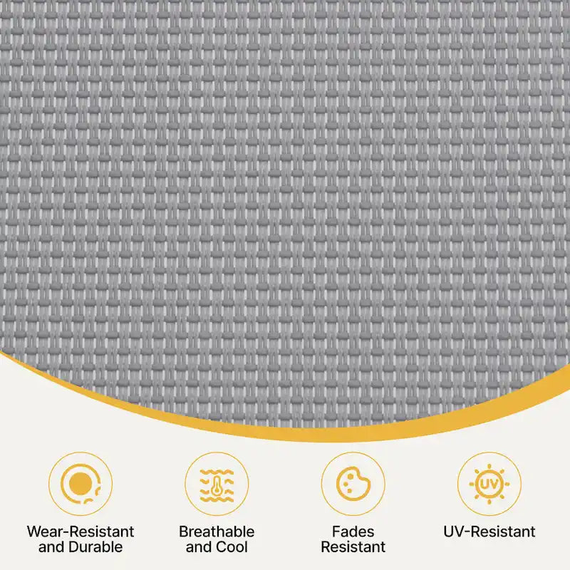 Yaheetech Adjustable Outdoor Folding Tanning Chair with 5 Back Position