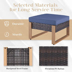 High Back Outdoor Furniture with Thick Cushion