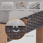 High Back Outdoor Furniture with Thick Cushion