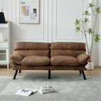 Living Room Sofa with thick cushion, Sofa Bed, Sleeper Sofa with Metal feet, Bedroom Furniture