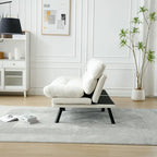 Living Room Sofa with thick cushion, Sofa Bed, Sleeper Sofa with Metal feet, Bedroom Furniture