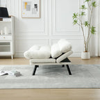 Living Room Sofa with thick cushion, Sofa Bed, Sleeper Sofa with Metal feet, Bedroom Furniture