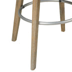 Bar Stool with 360 Degree Swivel Seat For Dining Room, Coffee Shop