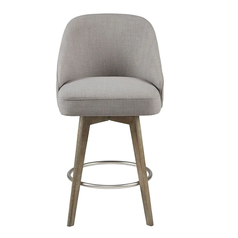 Bar Stool with 360 Degree Swivel Seat For Dining Room, Coffee Shop