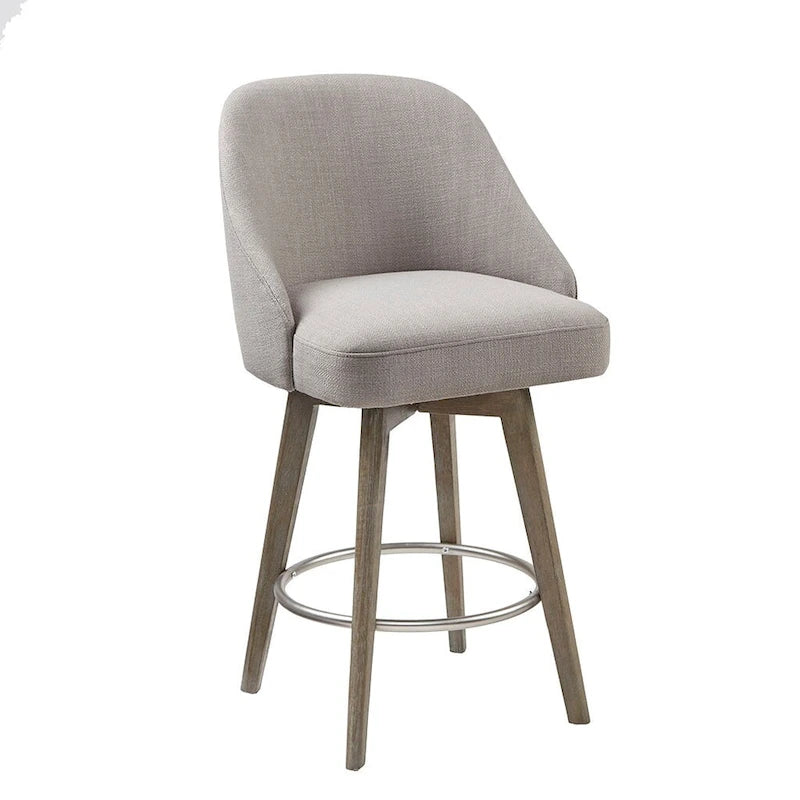 Bar Stool with 360 Degree Swivel Seat For Dining Room, Coffee Shop