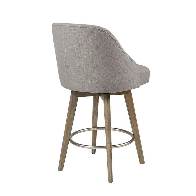Bar Stool with 360 Degree Swivel Seat For Dining Room, Coffee Shop