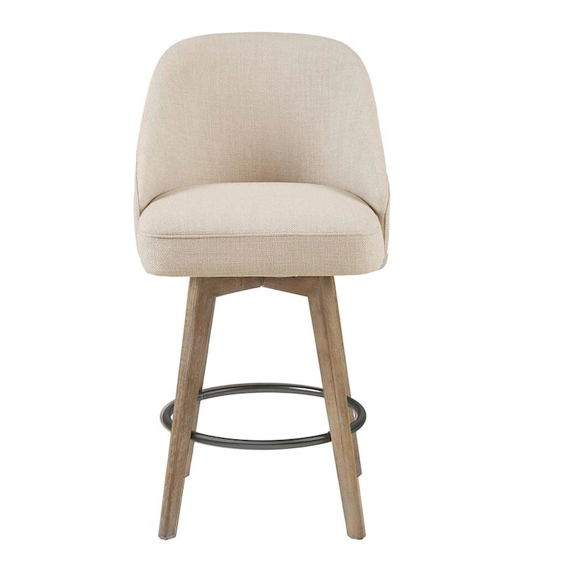 Bar Stool with 360 Degree Swivel Seat For Dining Room, Coffee Shop