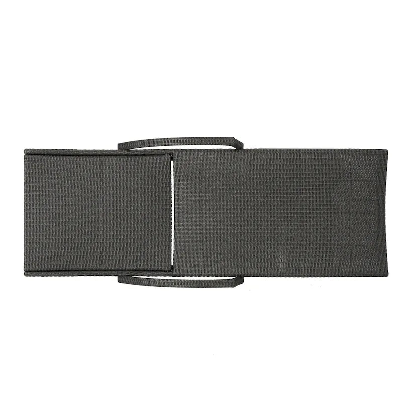 Roomfitters PE Wicker Chaise Lounge with Arm for Outdoor Relaxation, Adjustable Backrest, Stylish Patio Furniture