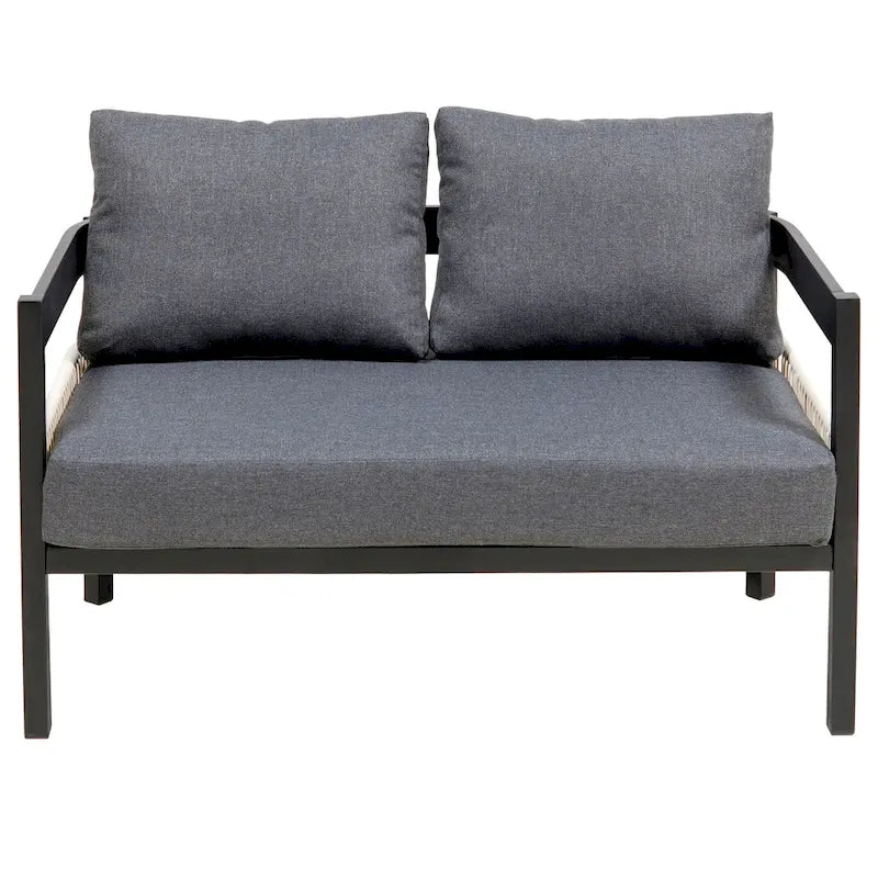 Multi-person Outdoor Iron Sofa Set