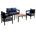 Multi-person Outdoor Iron Sofa Set