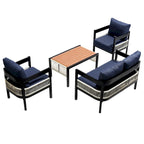 Multi-person Outdoor Iron Sofa Set
