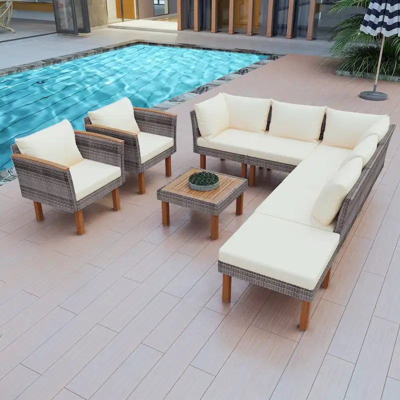 9-Piece Outdoor Conversation Set