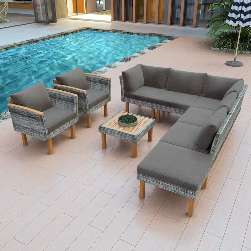 9-Piece Outdoor Conversation Set